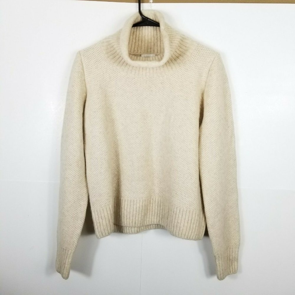 COS Womens Ivory  Turtle Neck Pullover Sweater